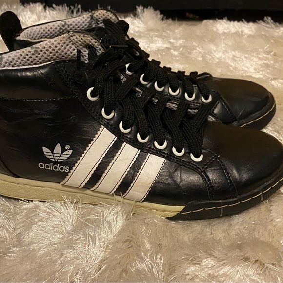 Men’s Leather Adidas High Tops - Picture 1 of 7